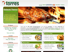 Tablet Screenshot of cuinatstorres.com